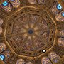 ... la cupola del 1493, con la volta affrescata più volte rimaneggiata nei secoli...